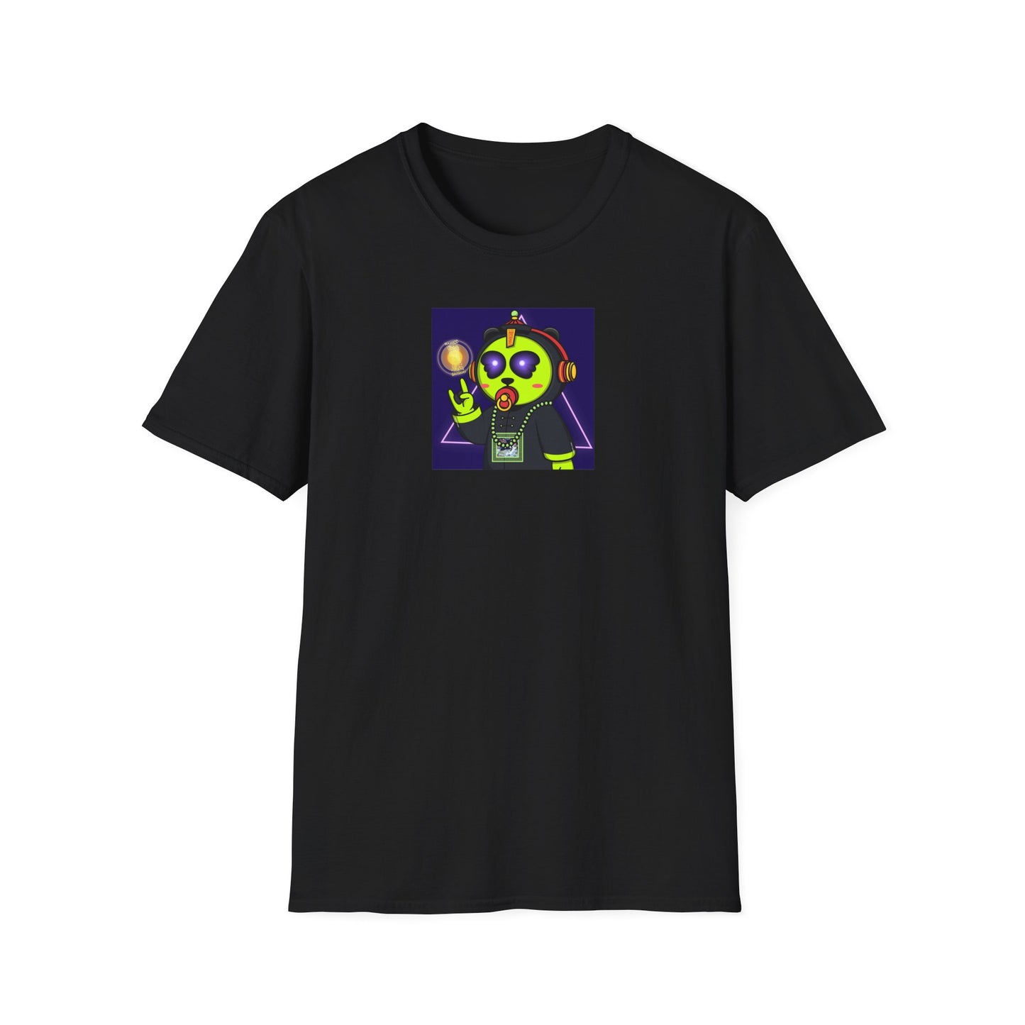 GangHuo Panda Zombie Unisex Softstyle T-Shirt