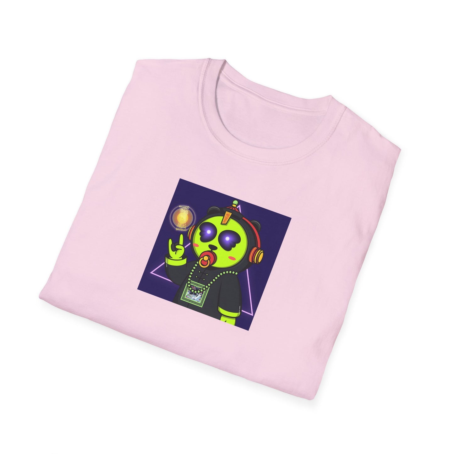 GangHuo Panda Zombie Unisex Softstyle T-Shirt